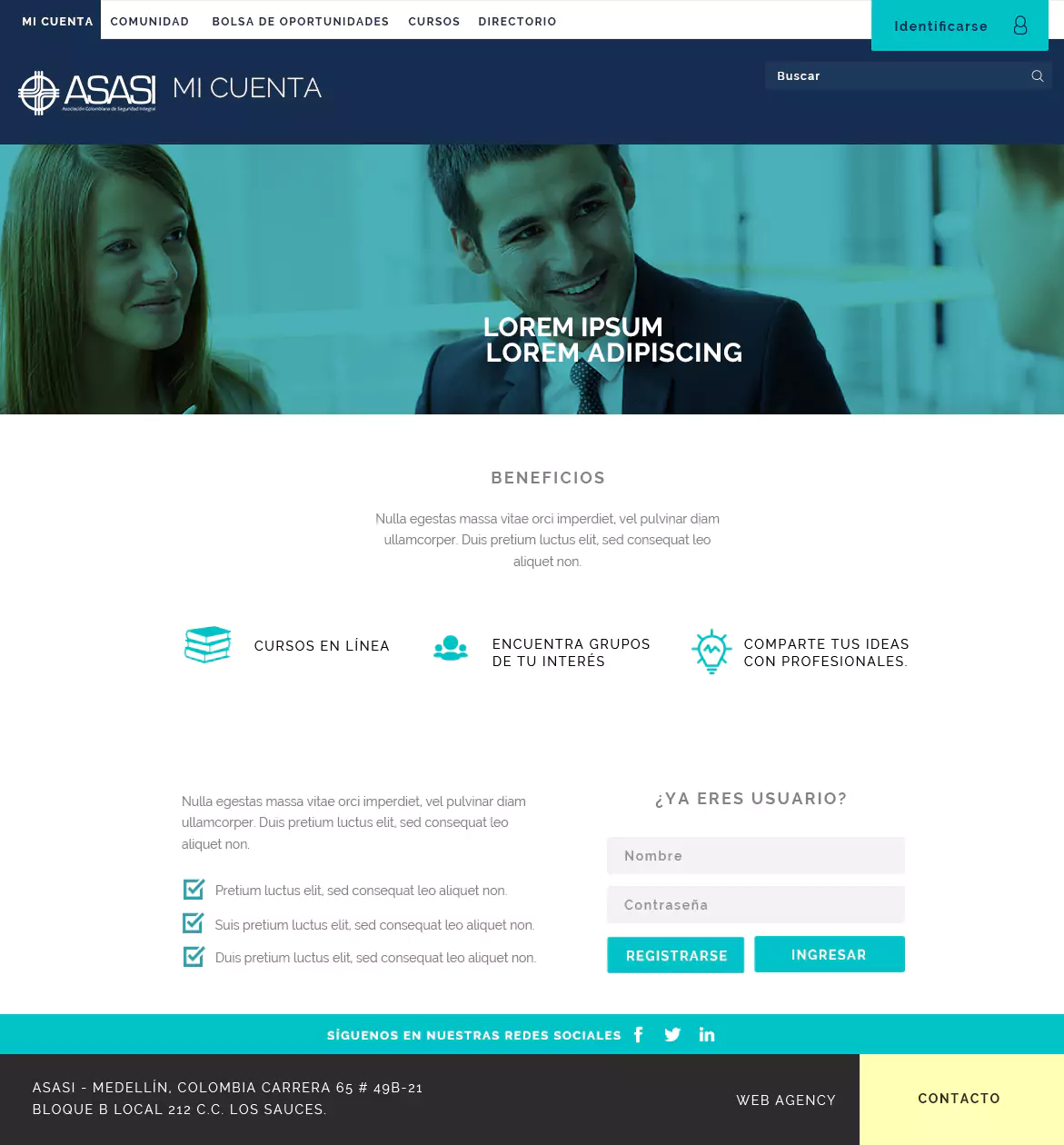 ASASI – Plataforma con comunidad, bolsa de empleo y directorio empresarial.