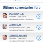 perfil responsive